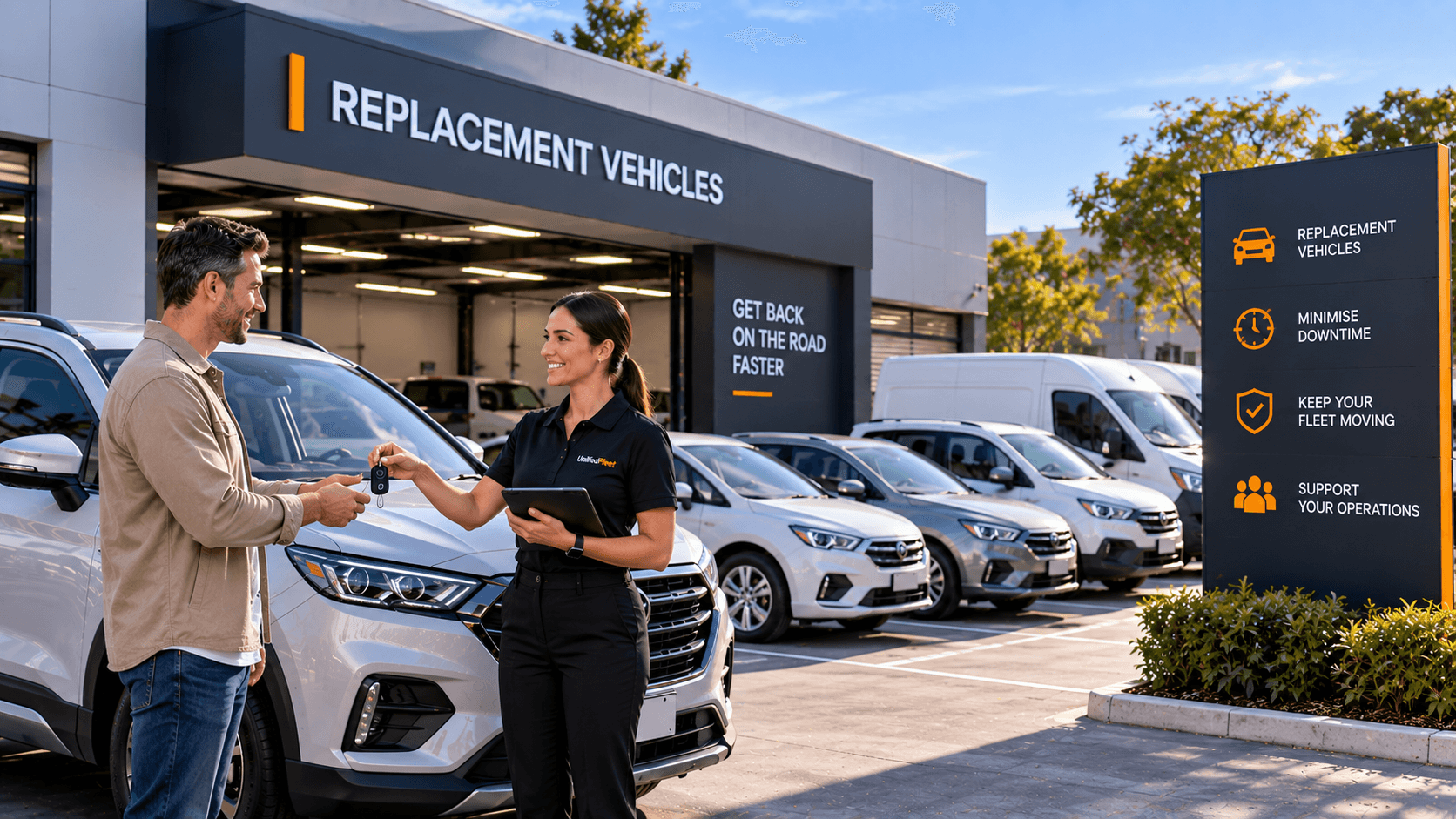 Replacement Vehicles fleet operation
